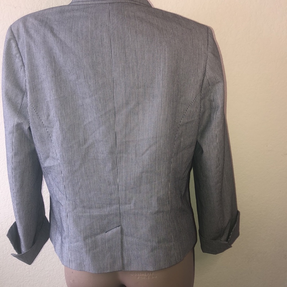 Pendleton Striped Lined Jacket Blazer, 14 - image 5